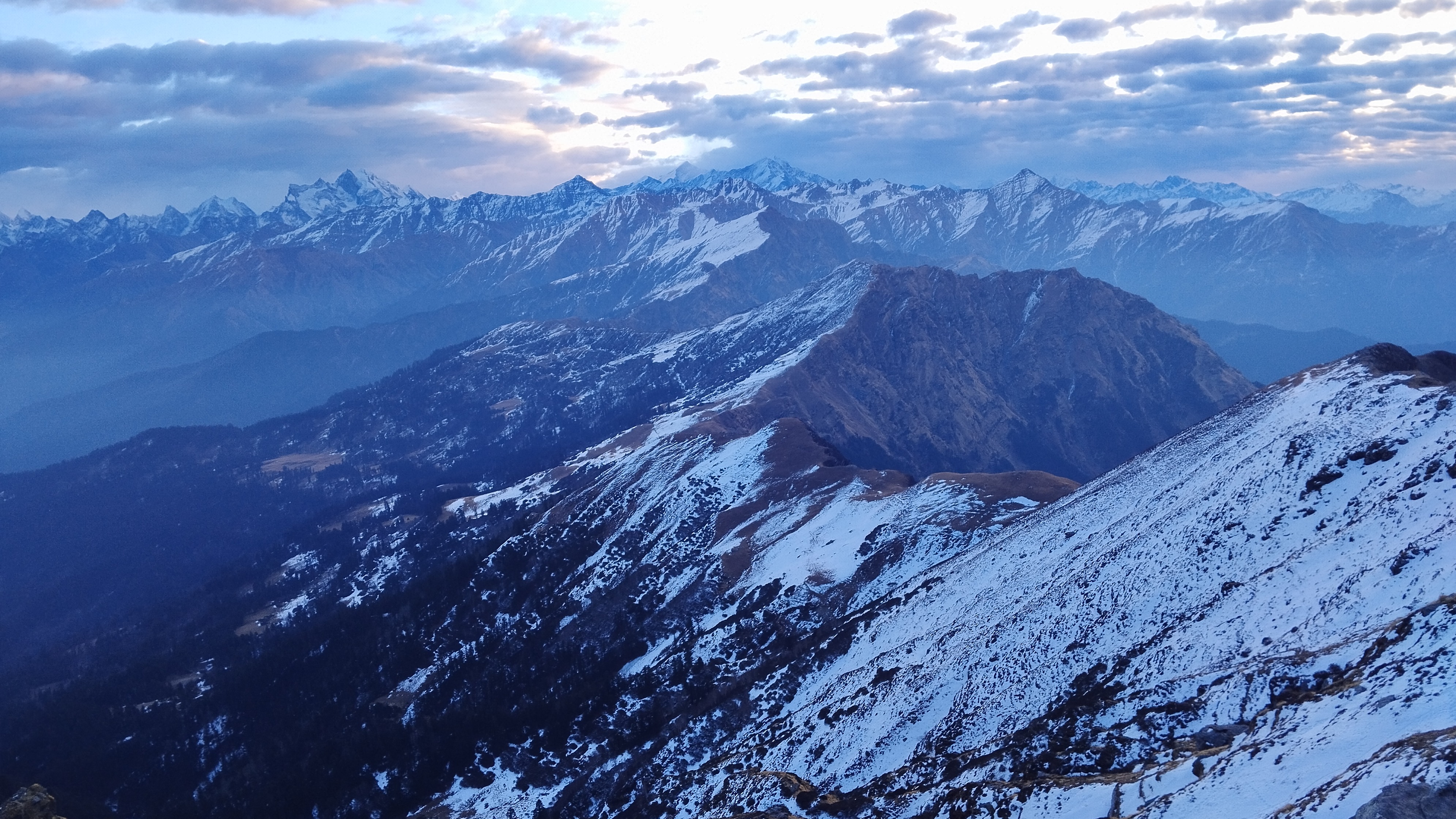 Mountain landscape in India